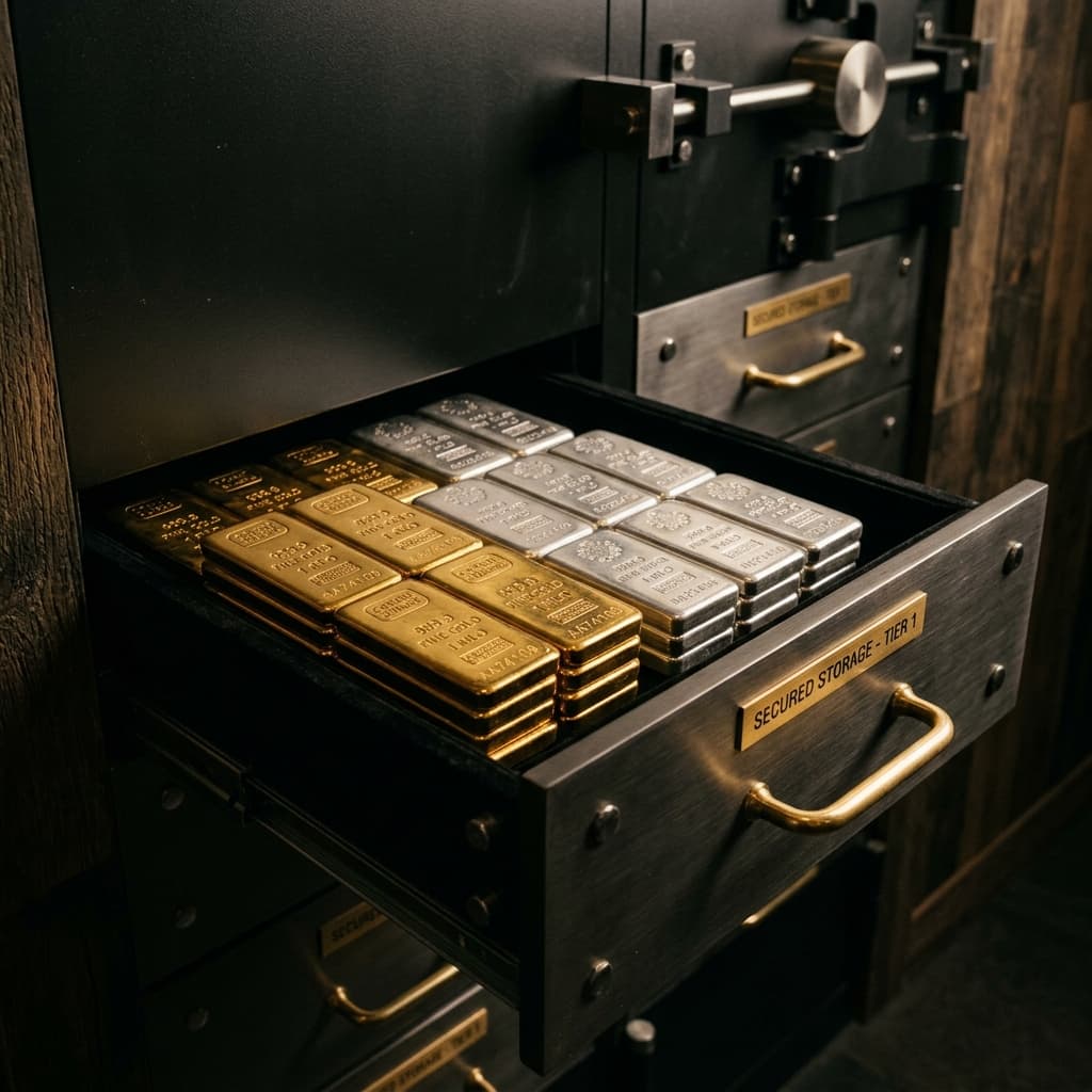 Secure Gold and Silver Vaulting